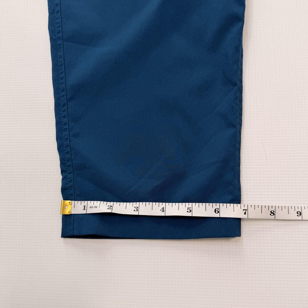 Mountain Hardwear Pants Womens Large Blue Hiking Elastic Waist Ankle Travel - Picture 4 of 12